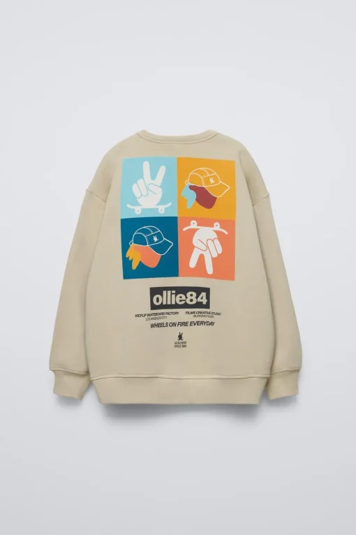 SUDADERA ESTAMPADO RELIEVE