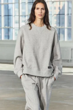 SUDADERA FELPA OVERSIZE ETIQUETA