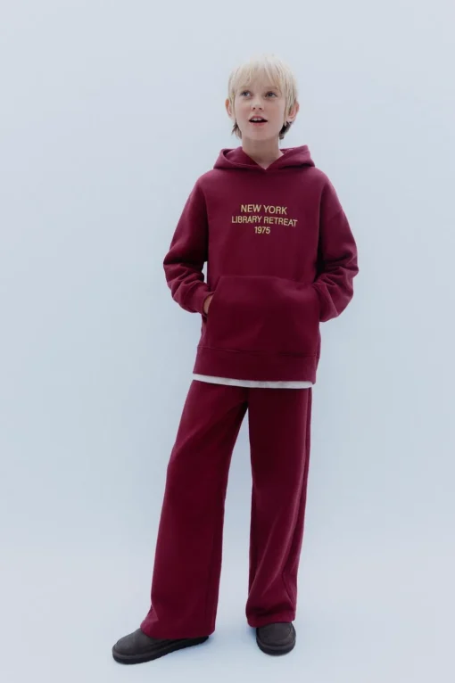 SUDADERA FORRADA CAPUCHA TEXTO