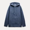 SUDADERA LARGA PUNTO OVERSIZE