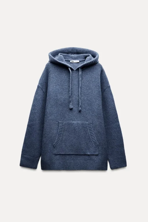 SUDADERA LARGA PUNTO OVERSIZE