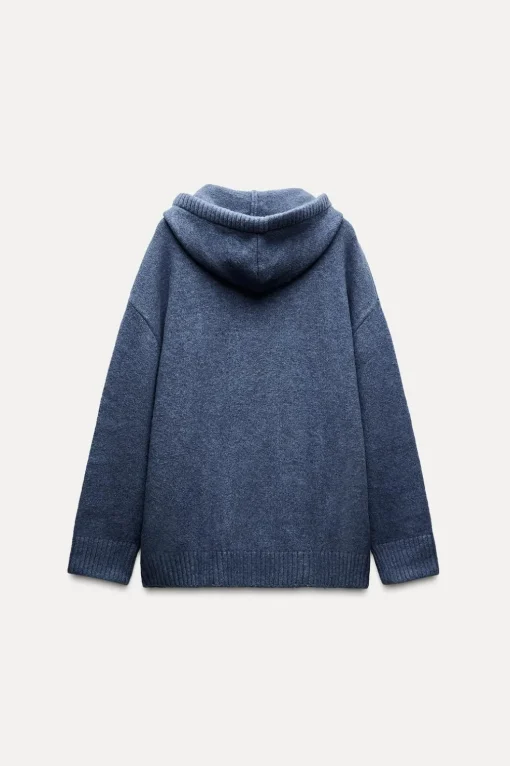 SUDADERA LARGA PUNTO OVERSIZE