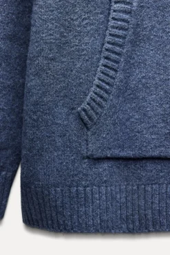 SUDADERA LARGA PUNTO OVERSIZE