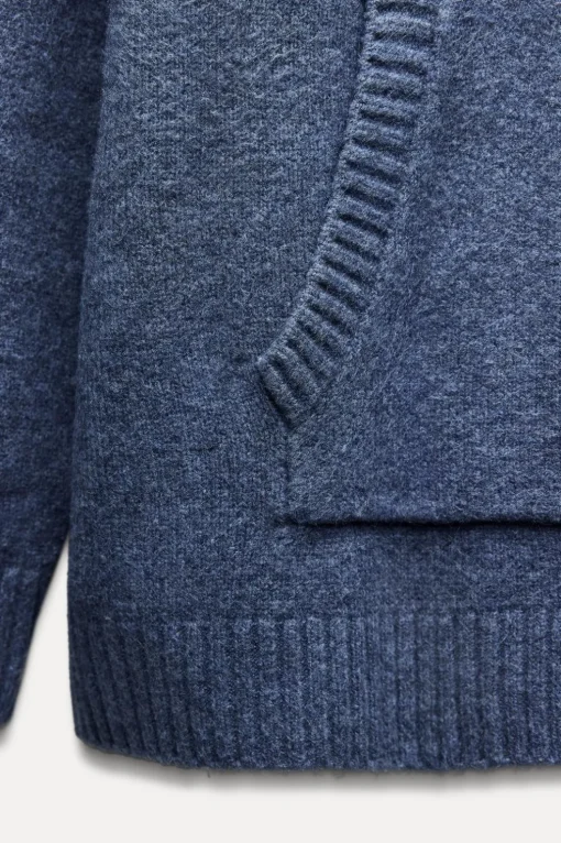 SUDADERA LARGA PUNTO OVERSIZE
