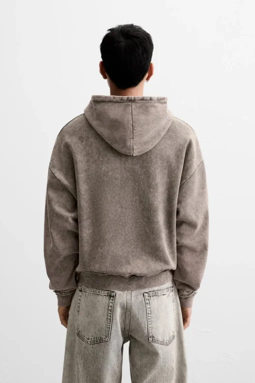 SUDADERA LAVADA ESTAMPADO