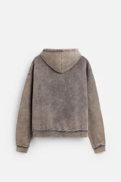 SUDADERA LAVADA ESTAMPADO