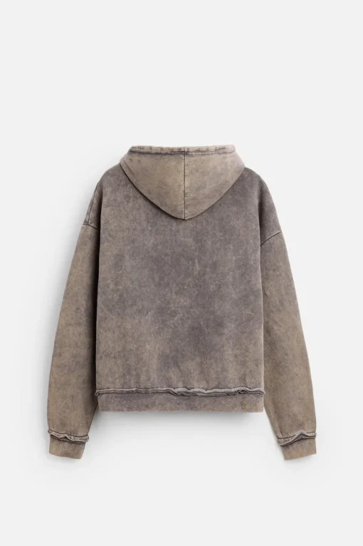 SUDADERA LAVADA ESTAMPADO