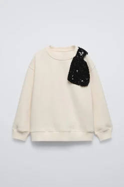 SUDADERA LAZO LENTEJUELAS