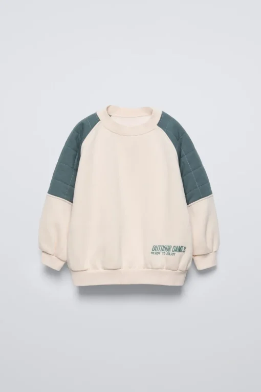 SUDADERA MANGAS ACOLCHADAS