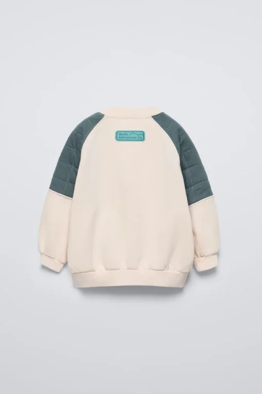 SUDADERA MANGAS ACOLCHADAS