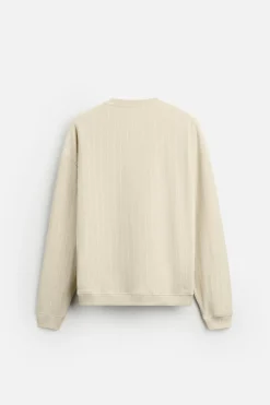 SUDADERA RAYAS BORDADO