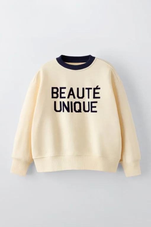 SUDADERA TEXTO FLOCK