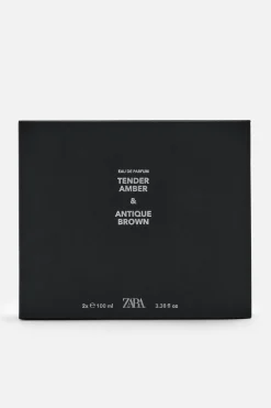 TENDER AMBER + ANTIQUE BROWN EDP 2X 100ML (3,4 FL.OZ)