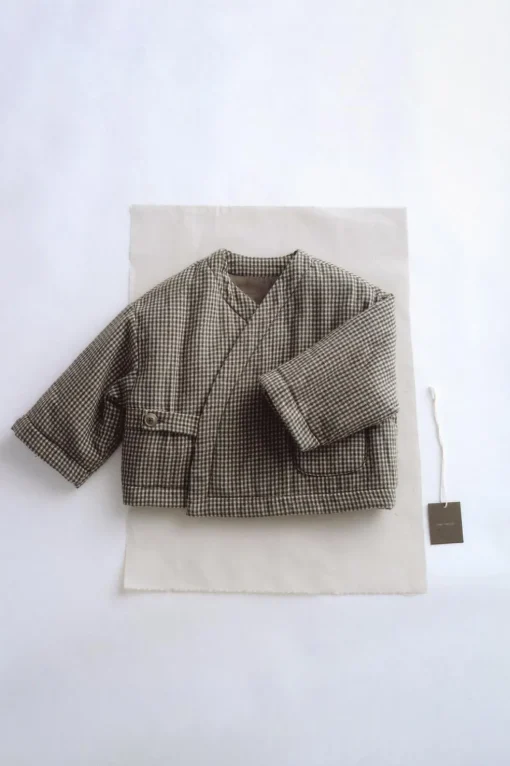 TIMELESZ - CHAQUETA KIMONO CUADRO VICHY