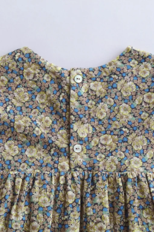 TIMELESZ - VESTIDO FLORES PUNTILLA