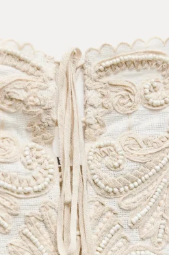 TOP BORDADOS ABALORIOS