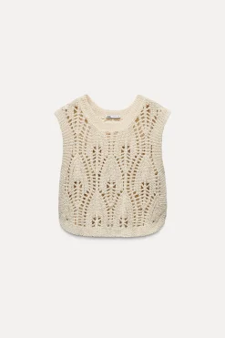 TOP CHALECO CROCHET
