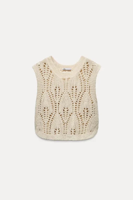 TOP CHALECO CROCHET