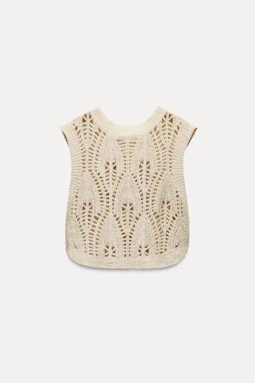 TOP CHALECO CROCHET