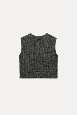TOP CHALECO ESTRUCTURA BOTONES
