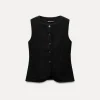 TOP CHALECO LARGO ESTRUCTURA