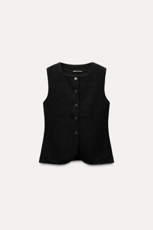 TOP CHALECO LARGO ESTRUCTURA