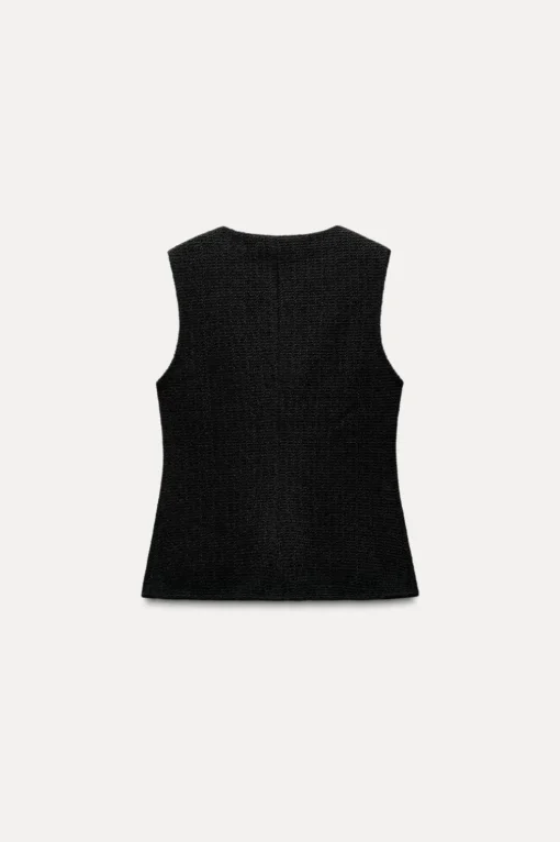 TOP CHALECO LARGO ESTRUCTURA