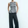 TOP CUELLO BARCO BOTONES