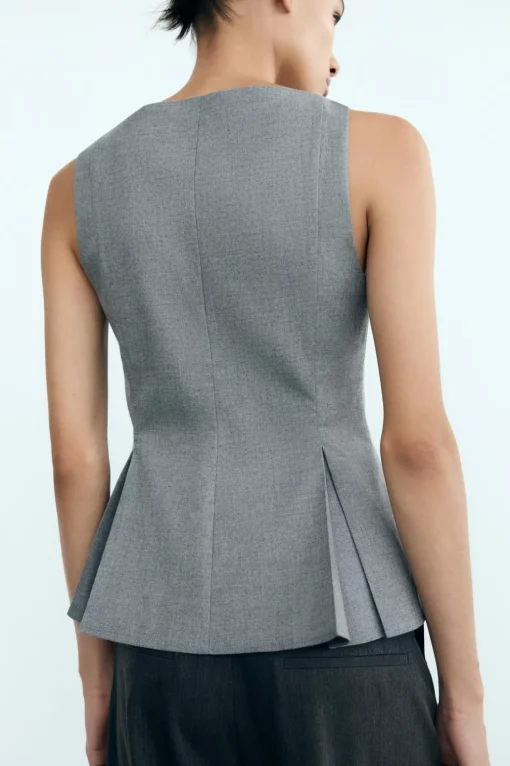 TOP CUELLO BARCO BOTONES