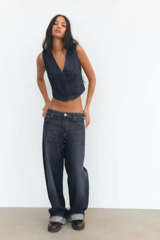 TOP DENIM TRF