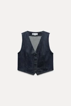 TOP DENIM TRF