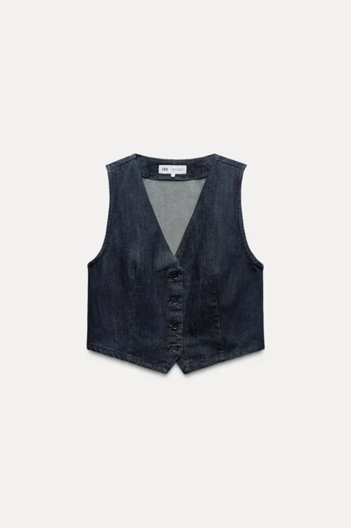 TOP DENIM TRF
