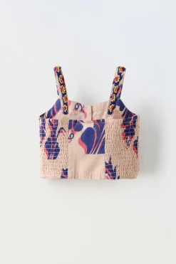 TOP ESTAMPADO ABALORIOS
