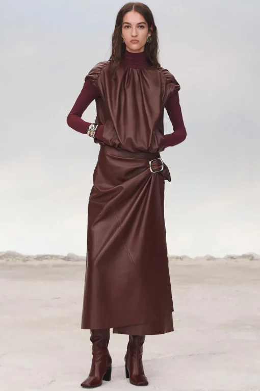 TOP FRUNCES PIEL 100% LIMITED EDITION