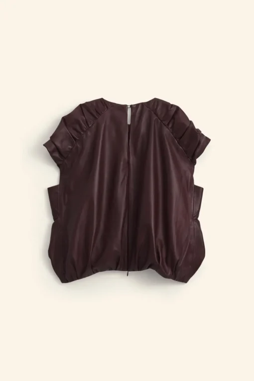 TOP FRUNCES PIEL 100% LIMITED EDITION