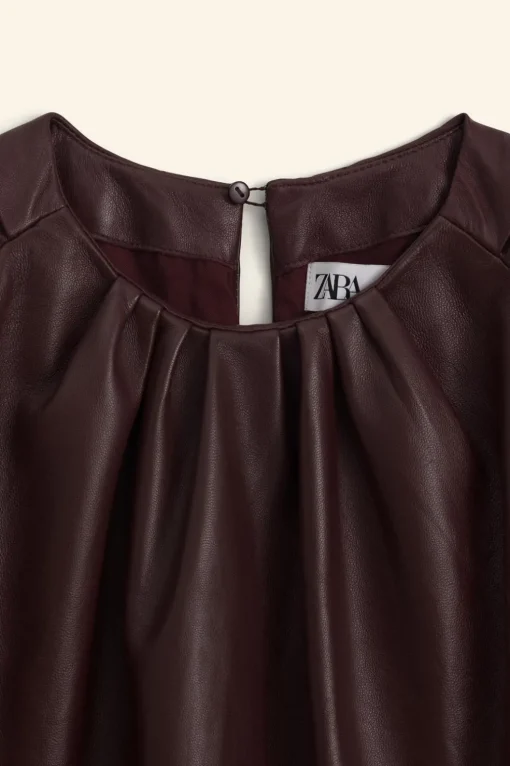 TOP FRUNCES PIEL 100% LIMITED EDITION