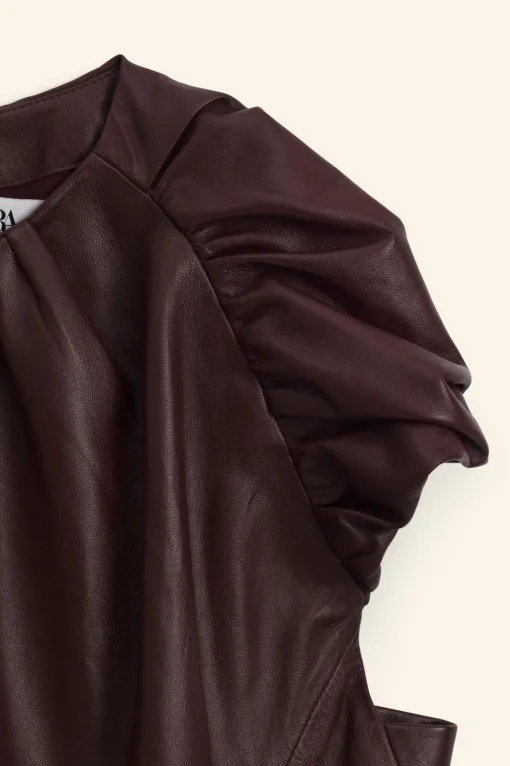 TOP FRUNCES PIEL 100% LIMITED EDITION