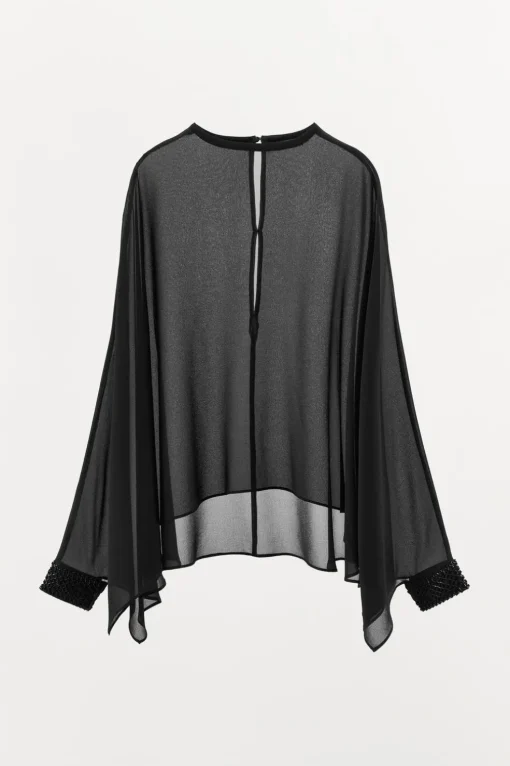 TOP GEORGETTE ABALORIOS