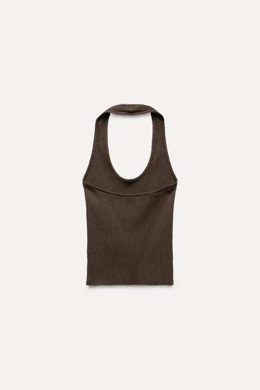 TOP HALTER CANALÉ