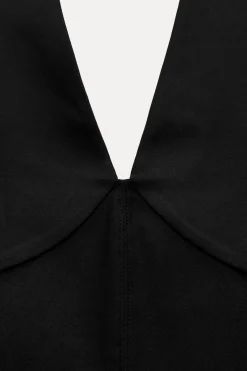 TOP HALTER FRUNCES
