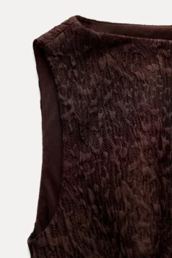 TOP JACQUARD VOLANTE