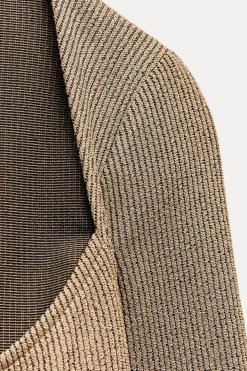 TOP METALIZADO TEXTURA
