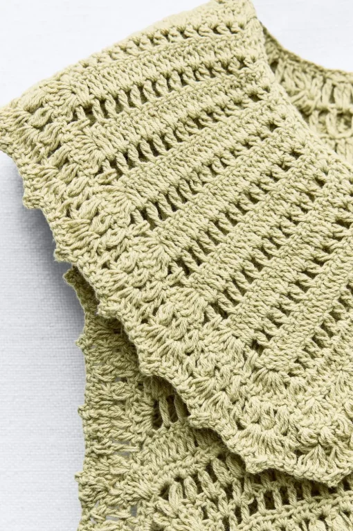 TOP PUNTO CROCHET LAZOS LATERALES