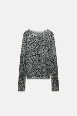 TOP PUNTO ESTAMPADO ANIMAL