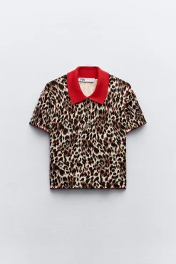 TOP PUNTO ESTAMPADO ANIMAL