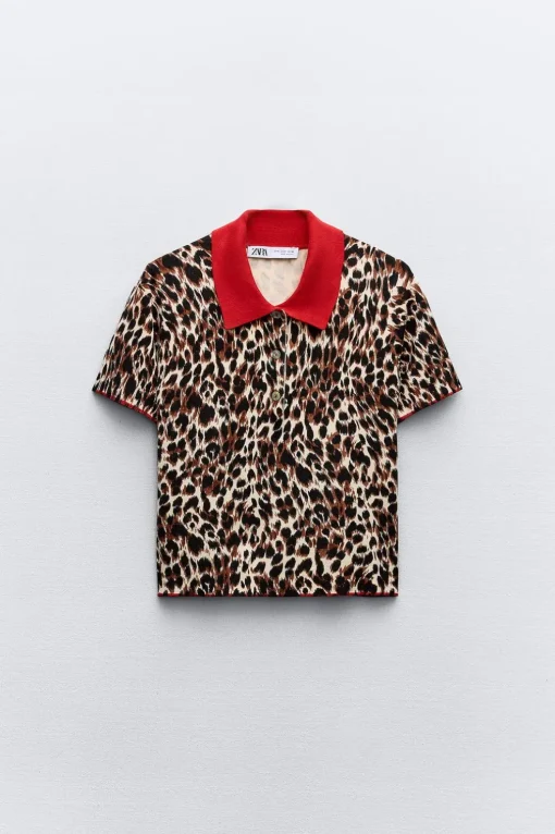 TOP PUNTO ESTAMPADO ANIMAL
