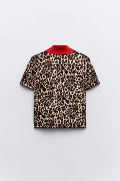 TOP PUNTO ESTAMPADO ANIMAL