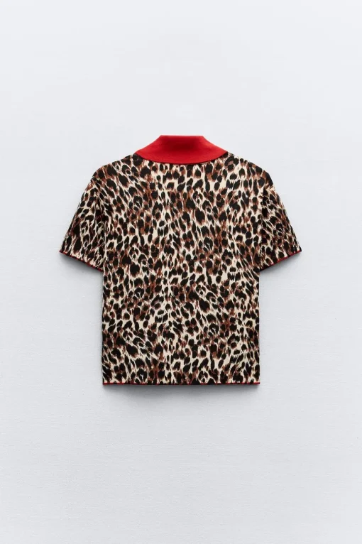 TOP PUNTO ESTAMPADO ANIMAL