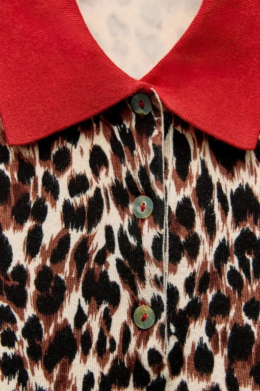 TOP PUNTO ESTAMPADO ANIMAL