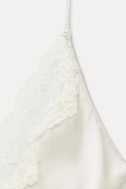 TOP SATINADO ENCAJE ZW COLLECTION